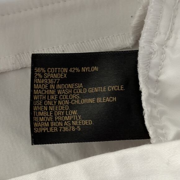 Worthington | Modern Fit White Cropped Pants Size 8 - Picture 4 of 8